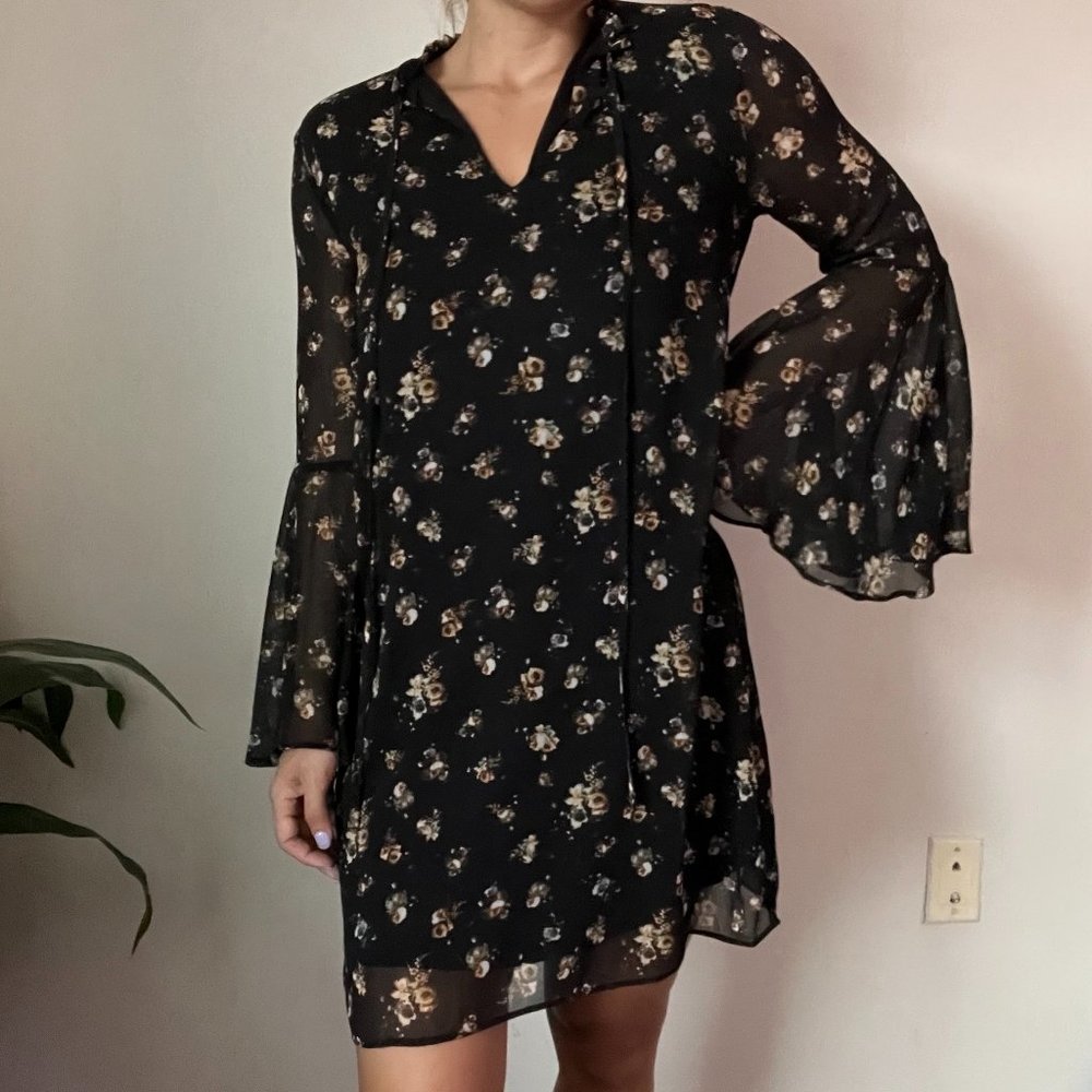 Floral Mini Dress XS